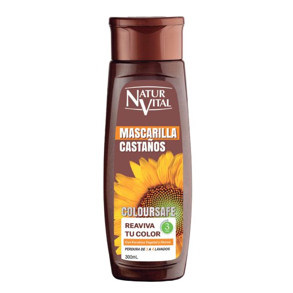 Mascarilla capilar coloursafe castaño