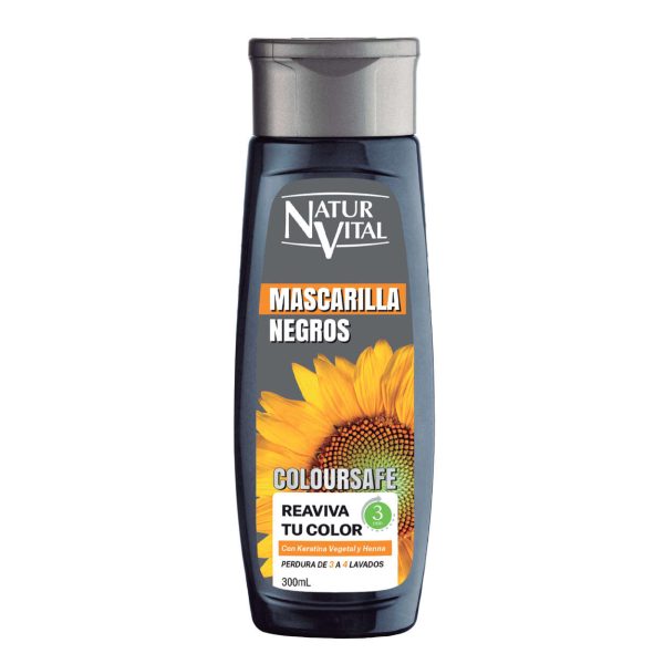 Mascarilla capilar coloursafe negro