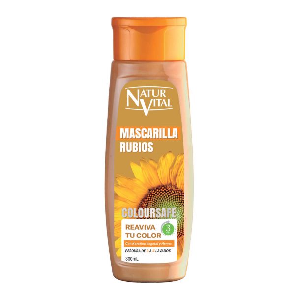 Mascarilla capilar coloursafe rubio