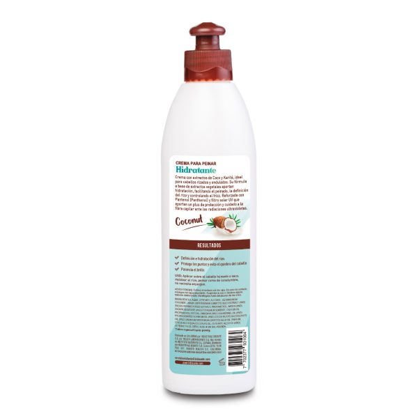 Crema Para Peinar Hidratante Coconut NaturVital - Imagen 2