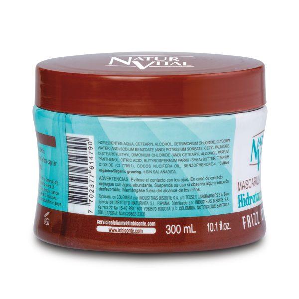 Mascarilla Hidratante Coconut Naturvital - Imagen 3