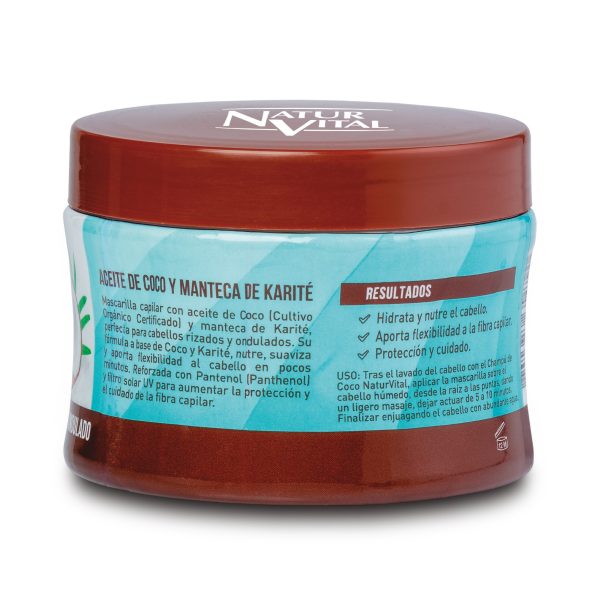Mascarilla Hidratante Coconut Naturvital - Imagen 2