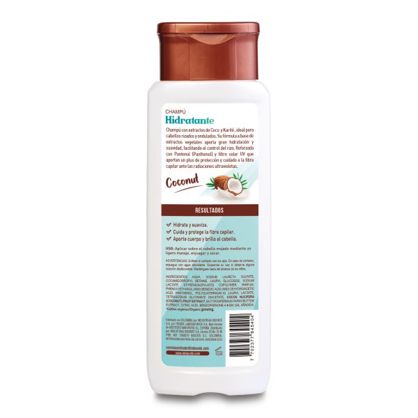 Champú Hidratante Coconut Naturvital - Imagen 2