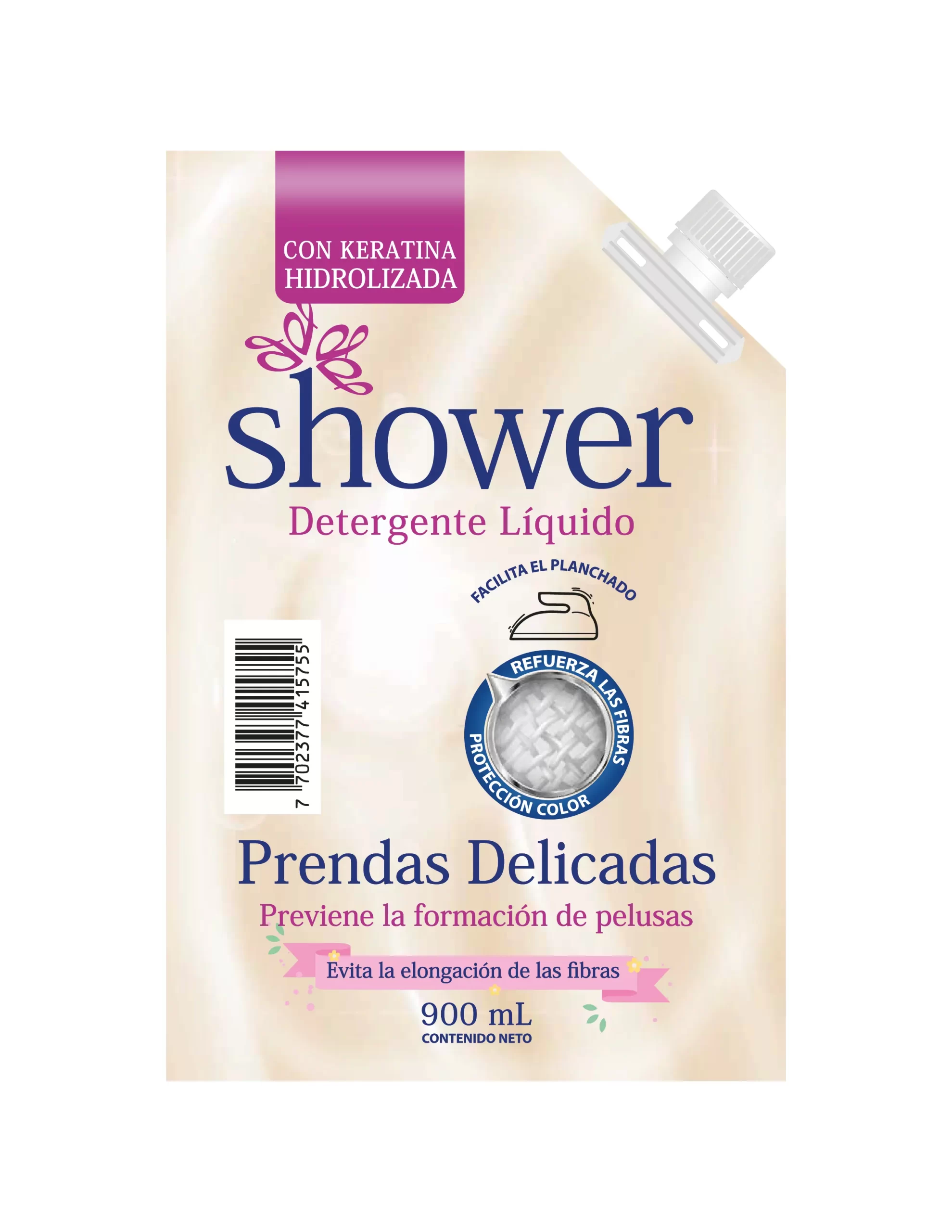 Detergente para prendas delicadas shower